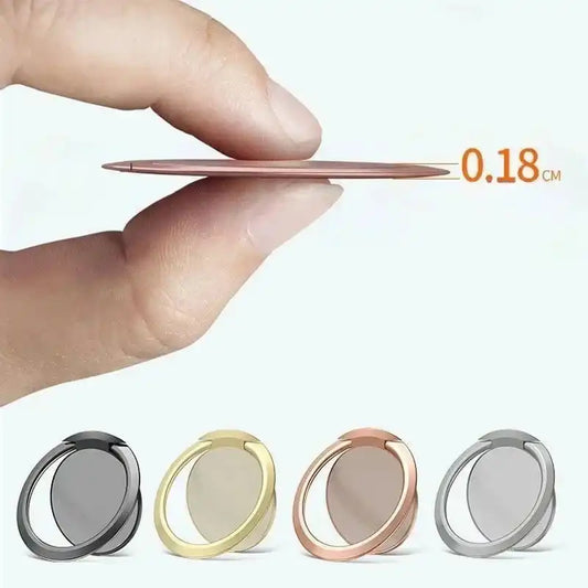厚さ1.8mmのスマホリング マグネット式車載ホルダー対応