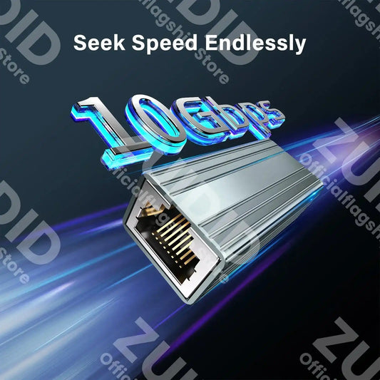 LANケーブルエクステンダー 延長 10Gbps 10ギガ、超高速データ転送を実現するスタイリッシュなアルミ合金製エキスパンダー。
