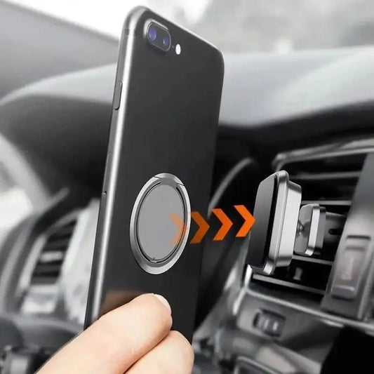 厚さ1.8mmのスマホリング マグネット式車載ホルダー対応