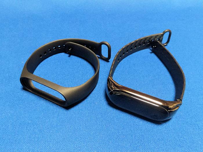 カーボンファイバーのヘアラインと金属が高級感を漂わせるMi bandのバンド #スマートウォッチ #Mi band 3 8 カーボンファイバーのヘアラインと金属が高級感を漂わせるMi bandのバンド #スマートウォッチ #Mi band 3 7